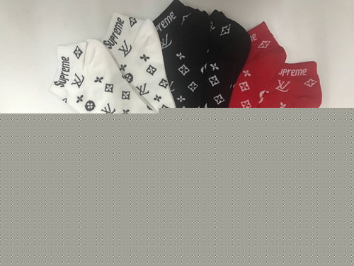 Supreme x LV Socks(6 pairs)-238