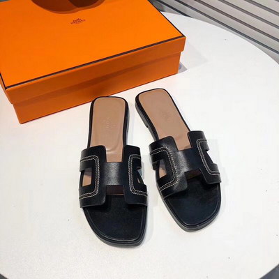 H**mes slippers women(aaa)-004