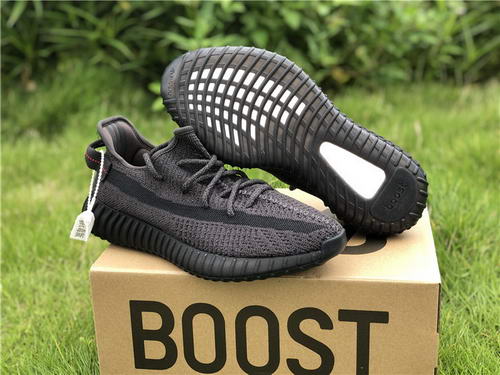 Authentic Yeezy 350 V2 Boost Black/Grey(correct version)