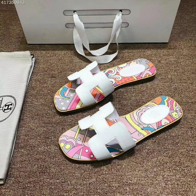 H**mes slippers women(aaa)-005