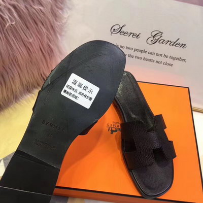 H**mes slippers women(aaa)-013