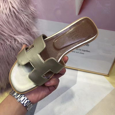 H**mes slippers women(aaa)-010