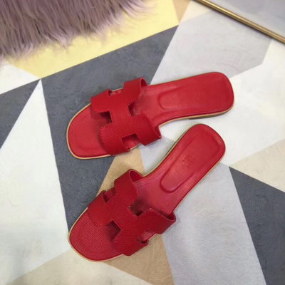 H**mes slippers women(aaa)-015