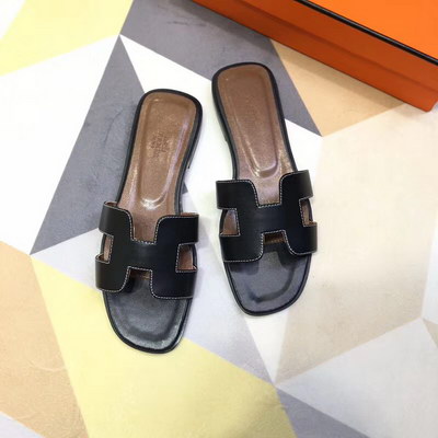 H**mes slippers women(aaa)-014