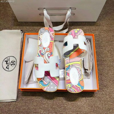 H**mes slippers women(aaa)-005