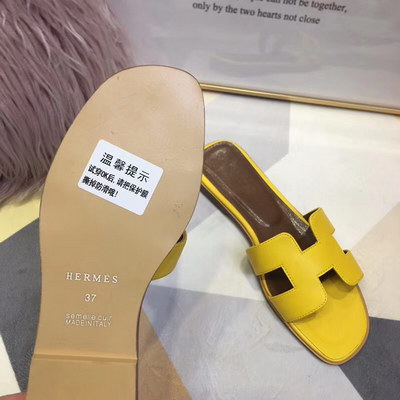 H**mes slippers women(aaa)-017