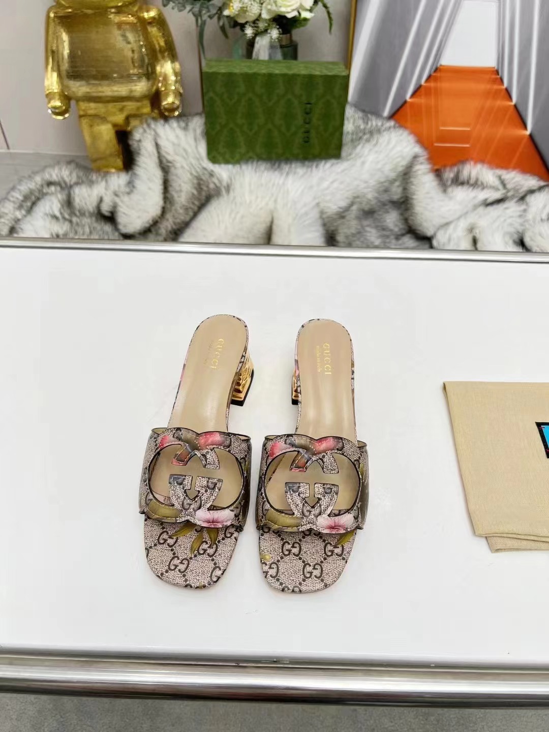 G*u*i slippers women(aaa)-166