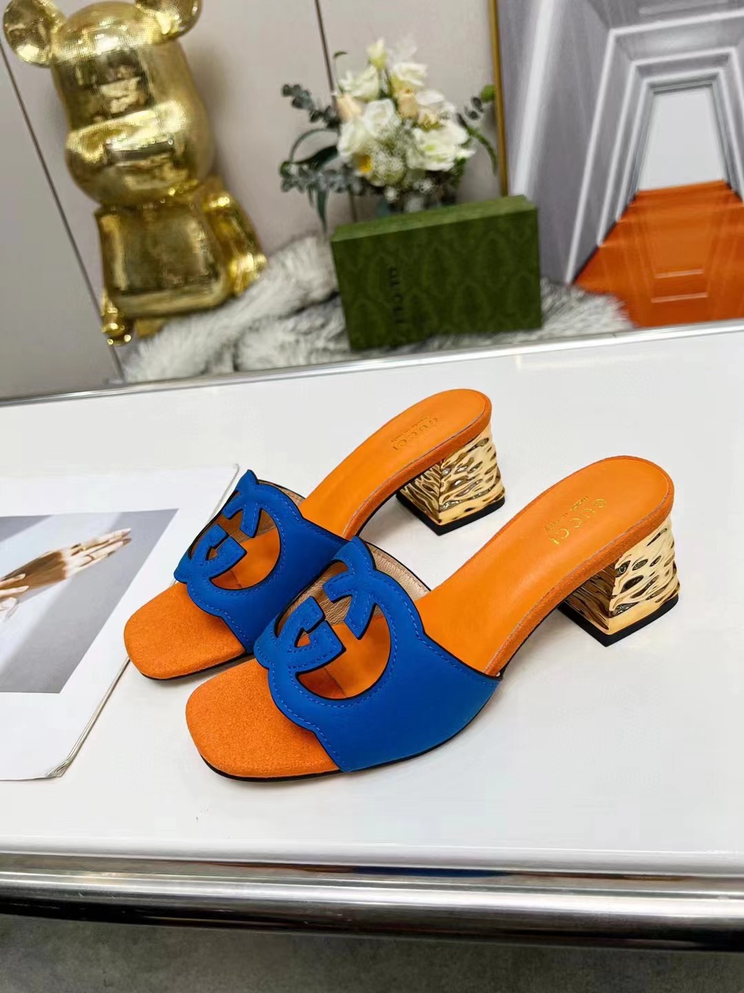 G*u*i slippers women(aaa)-171