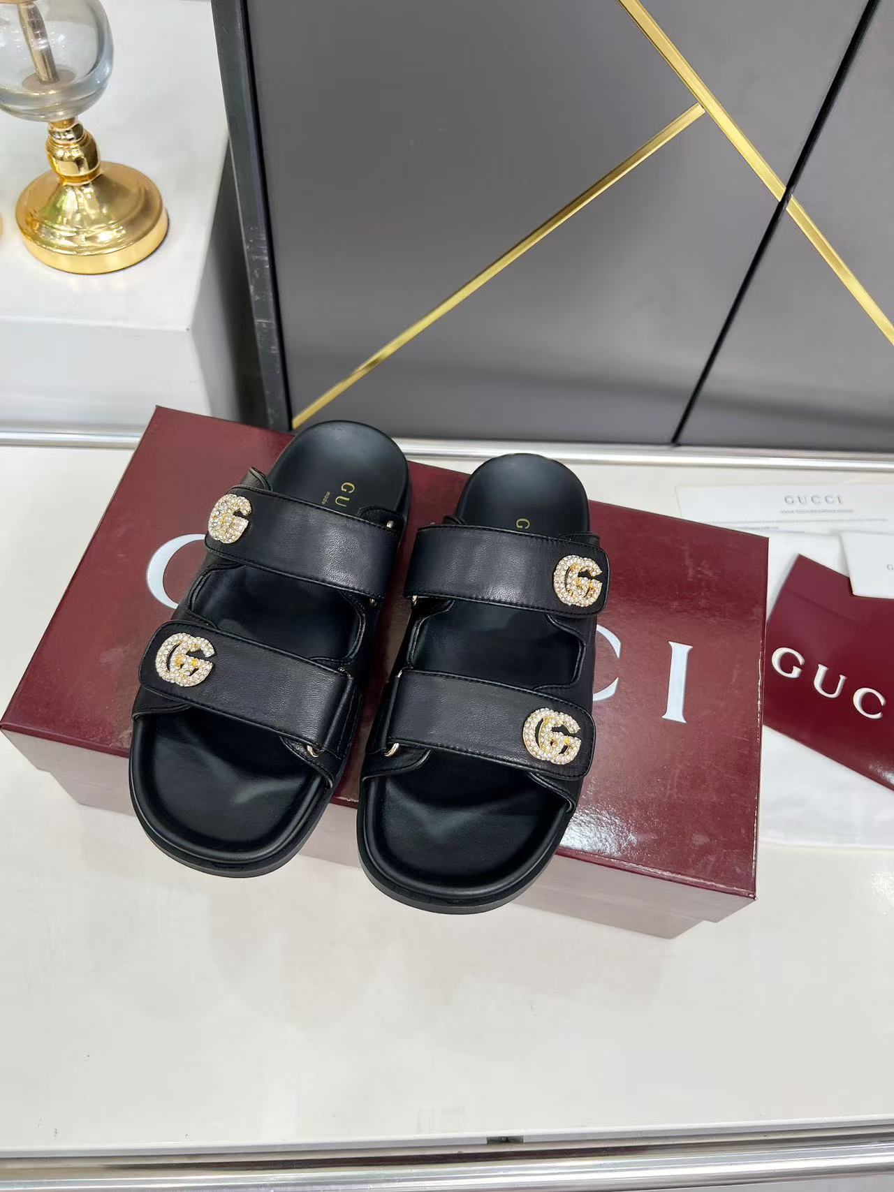 G*u*i slippers women(aaa)-186