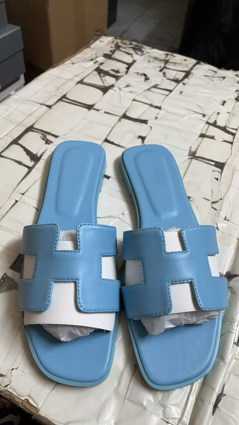 H**mes slippers women(aaa)-021