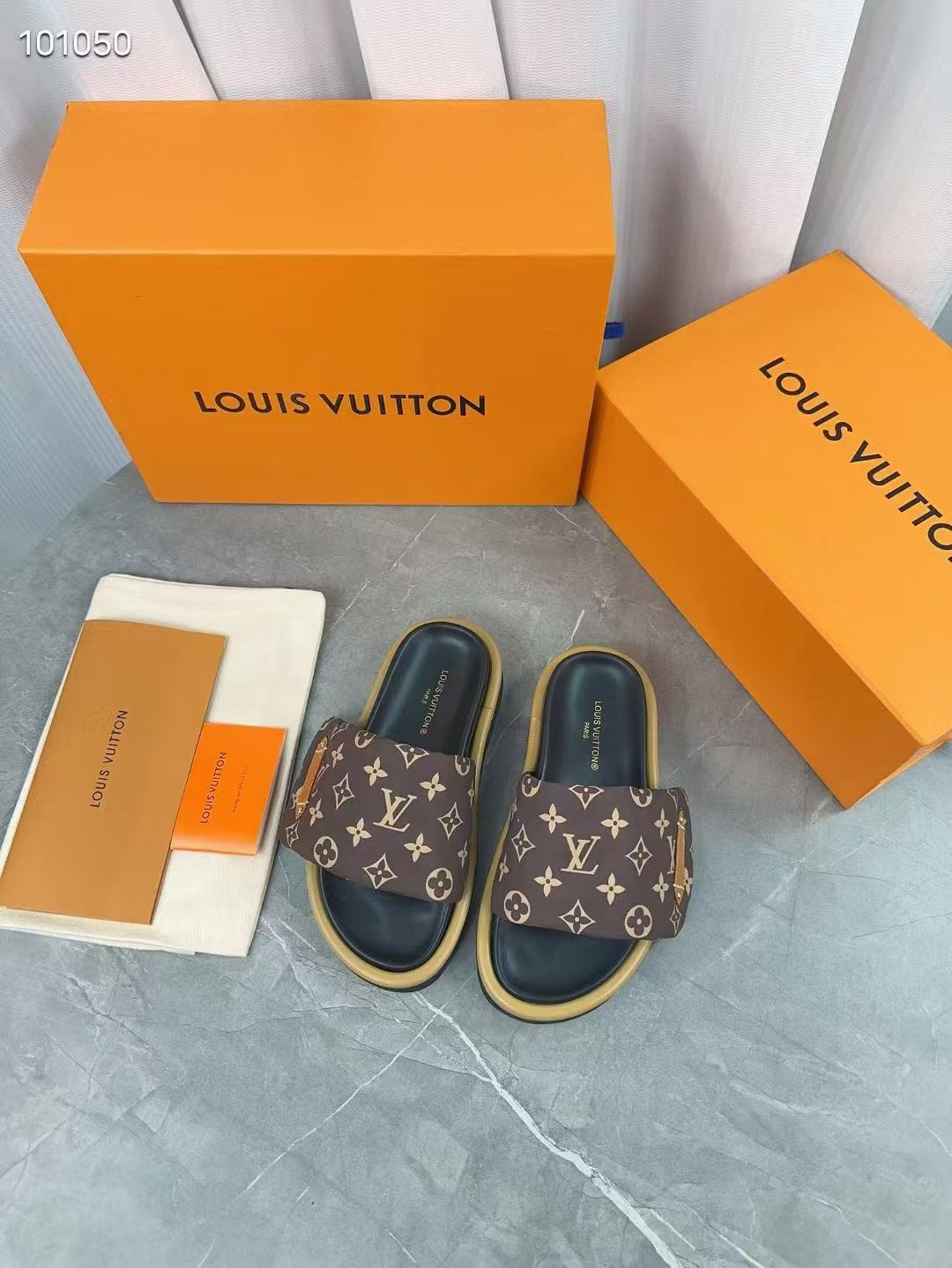 LV Slippers(AAA)-073