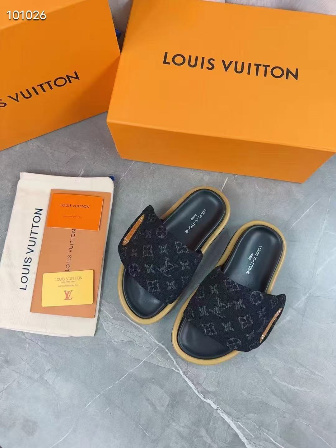 LV Slippers(AAA)-076