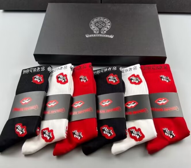Chrome Hearts Socks(6 pairs)-002